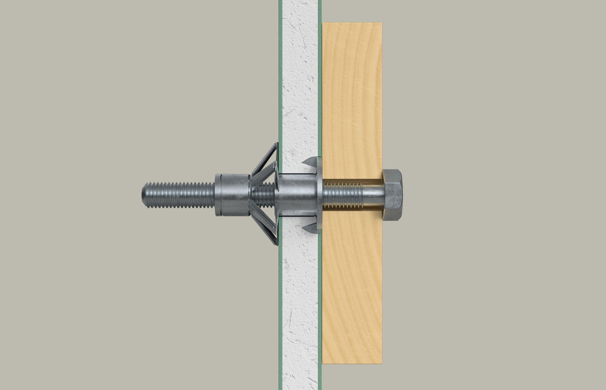 fischer Metal cavity fixing HM 8 x 54 SS with hexagonal screw
